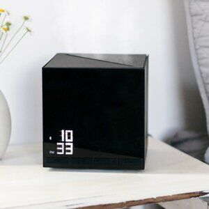 Black - Saje Aroma Time Dual Tank Scent Diffuser Alarm clock